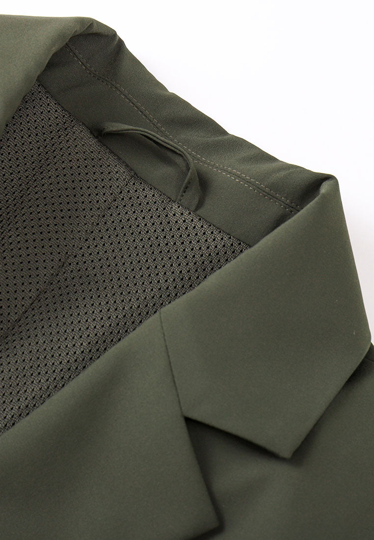 Anya Water and Wrinkle-resistant Convertible Pleated Blazer Dress