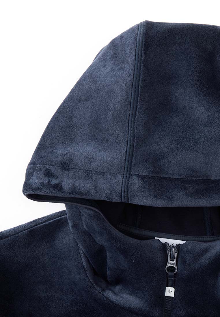 Serene Ultra-Soft Recycled Polyester Fleece and Organic Cotton Jacket