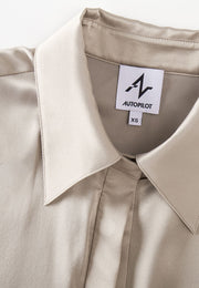 Athens 100% Silk Shirt with UPF 50+ Sun Protection
