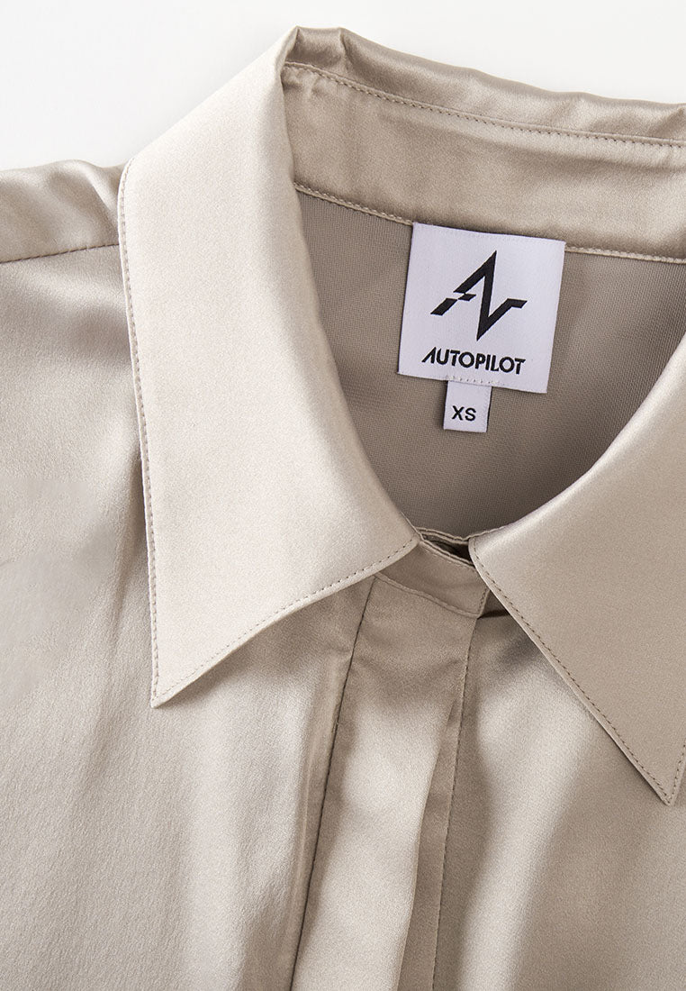 Athens 100% Silk Shirt with UPF 50+ Sun Protection