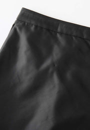 Niamh Gleaming Skirt with Pleated Slit