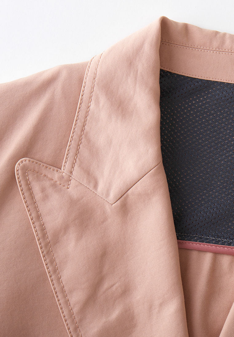Byron Crease-Resistant Fitted Cropped Blazer