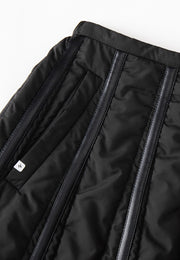 Odette A-Line Waterproof Skirt with Sustainable Padding and Vegan Leather Trim