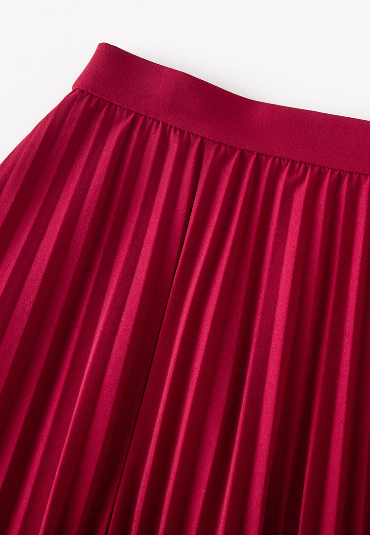 Bleeker Sustainable Nylon Water-Repellent Anti-Crease Pleated Skirt