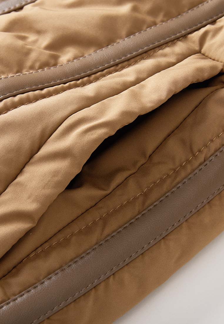 Odette A-Line Waterproof Skirt with Sustainable Padding and Vegan Leather Trim