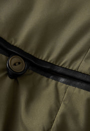 Miller Waterproof Sustainable Vegan Leather Trench with Flared Skirt