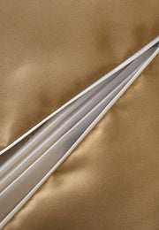 Niamh Gleaming Skirt with Pleated Slit