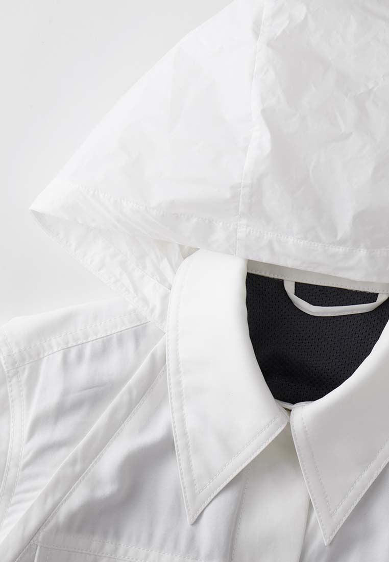 Odyssey Crease-Resistant Safari Jacket with Detachable Bolero and Packable Hood