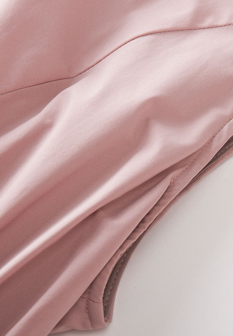 Desiderata Water- & Wind-Resistant Maxi Jacket with Pleated Waist