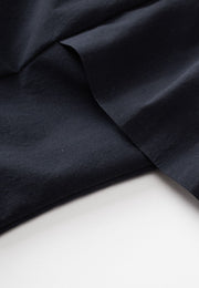Aphrodite Belted Mid-Length Water- and Wind-resistant Coat with Pleated Cape