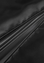 Niamh Gleaming Skirt with Pleated Slit