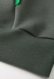 Wisp Ultra-Soft Recycled Polyester and Organic Cotton Boyfriend Fit Sweatshirt with Adjustable Neck Zippers