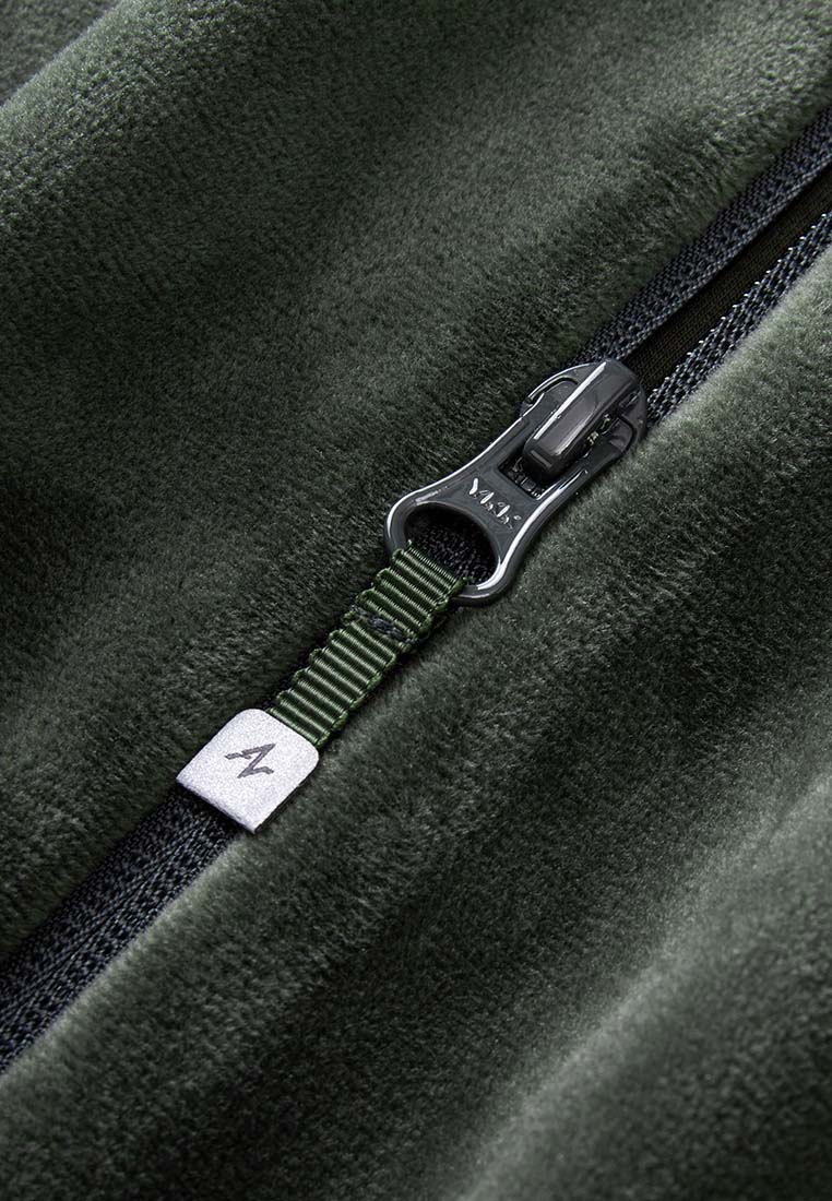 Serene Ultra-Soft Recycled Polyester Fleece and Organic Cotton Jacket
