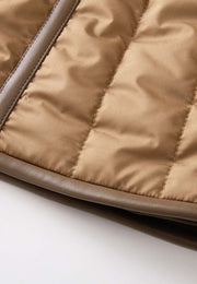 Odette A-Line Waterproof Skirt with Sustainable Padding and Vegan Leather Trim