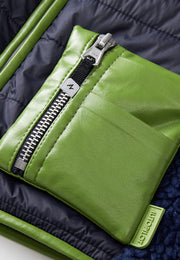 Neige Contoured Recycled Nylon and Fleece Vest with Sustainable Padding and Detachable Coin Purse