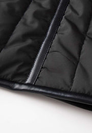 Odette A-Line Waterproof Skirt with Sustainable Padding and Vegan Leather Trim