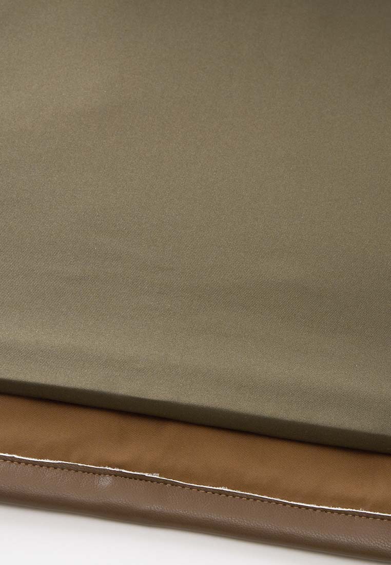 Odette A-Line Waterproof Skirt with Sustainable Padding and Vegan Leather Trim