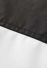 Tegan Water-Repellent Twill and Recycled Nylon Ski Vest with Packable Hood