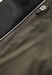 Gilda Vegan Leather Water-Repellent Trucker Jacket with Natural Pigment
