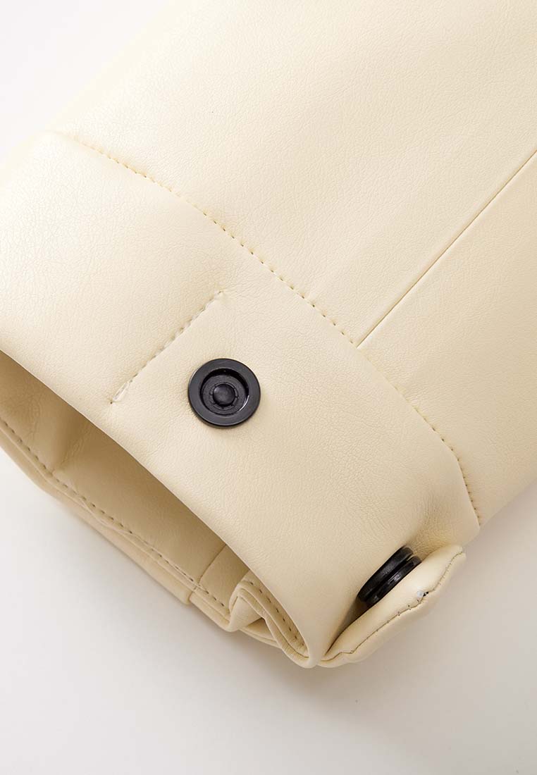 Miller Waterproof Sustainable Vegan Leather Trench with Flared Skirt