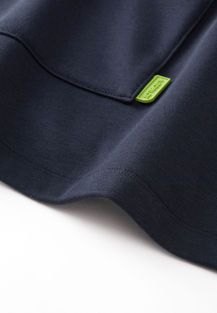 Everglade Easy-Fit Recycled Polyester and Organic Cotton 2-in-1 Shawl with Front Pockets