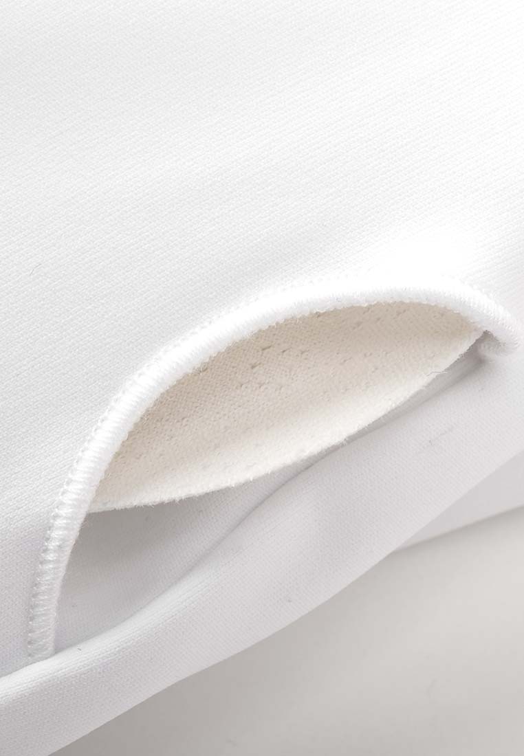 Hepburn Stretch-Jersey Off-the-Shoulder Top with Removable Pads