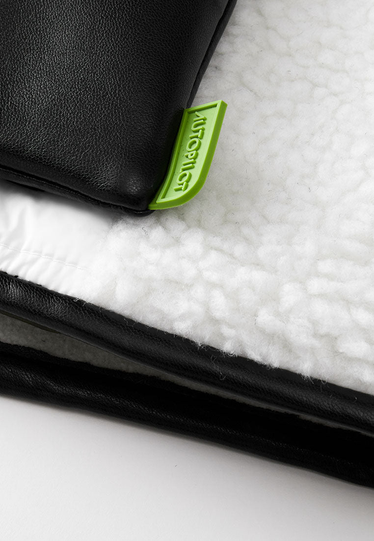 Neige Contoured Recycled Nylon and Fleece Vest with Sustainable Padding and Detachable Coin Purse