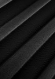 Poised Asymmetric Pleated Skirt