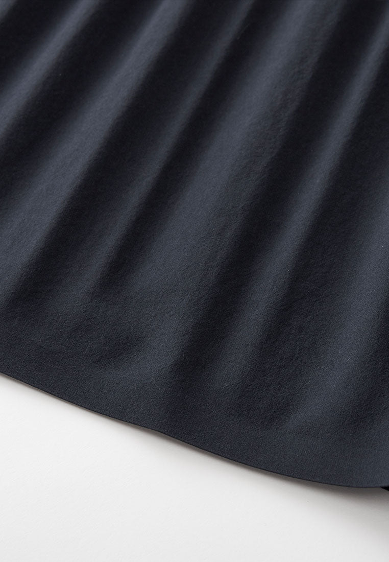 Bianca Essential Water- and Wind-resistant Midi Skirt with Pleated Panels