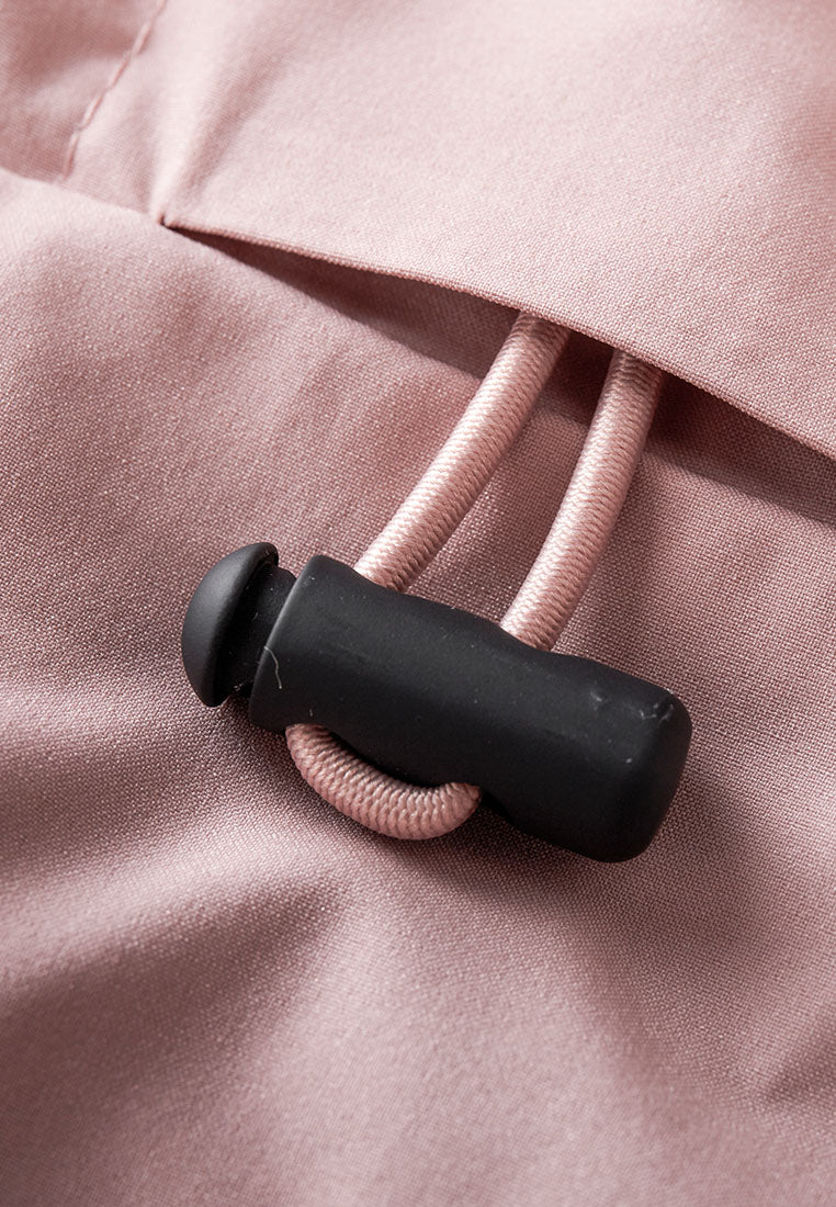 Artemis Water- and Wind resistant Long Sleeved Jacket with Pleated Waist