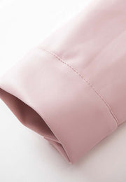 Gilda Vegan Leather Water-Repellent Trucker Jacket with Natural Pigment