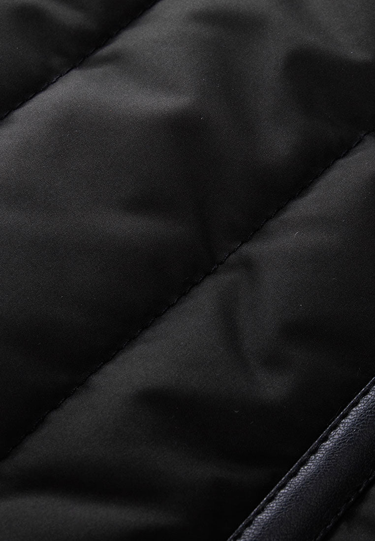 Odette A-Line Waterproof Skirt with Sustainable Padding and Vegan Leather Trim