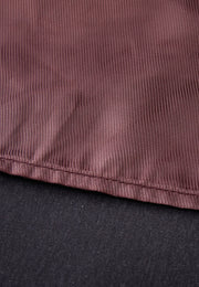 Rhodes Glossy Water-Resistent Knee-Length Skirt with Side Pockets