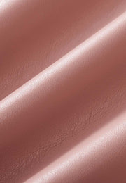 Hazel Water-Repellent Sustainable Vegan Leather Skirt with Natural Pigment