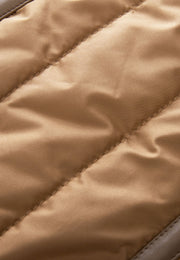 Odette A-Line Waterproof Skirt with Sustainable Padding and Vegan Leather Trim
