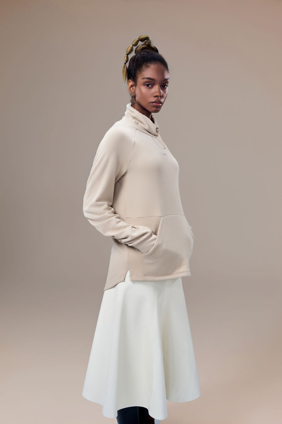 Solstice Ultra-Warm Oversized Sweater with Adjustable Collar