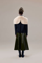 Altitude Water-Resistent Flight Jacket with Faux Fur Zip-Down Detachable Hood
