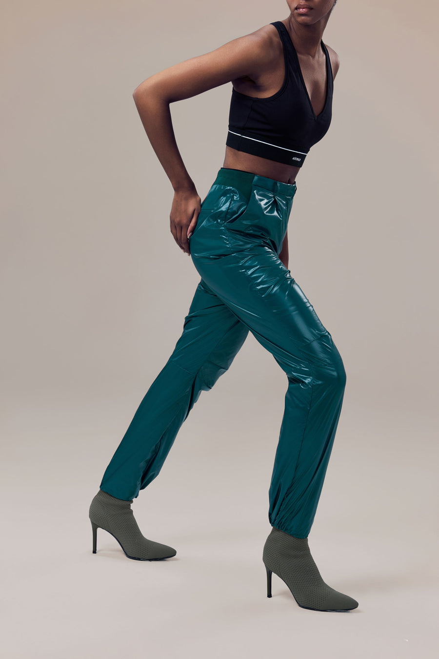 Twilight Anti-Static Slim-Cut Sustainable Nylon Parachute Pants