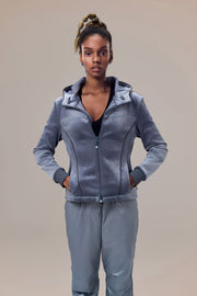 Serene Ultra-Soft Recycled Polyester Fleece and Organic Cotton Jacket