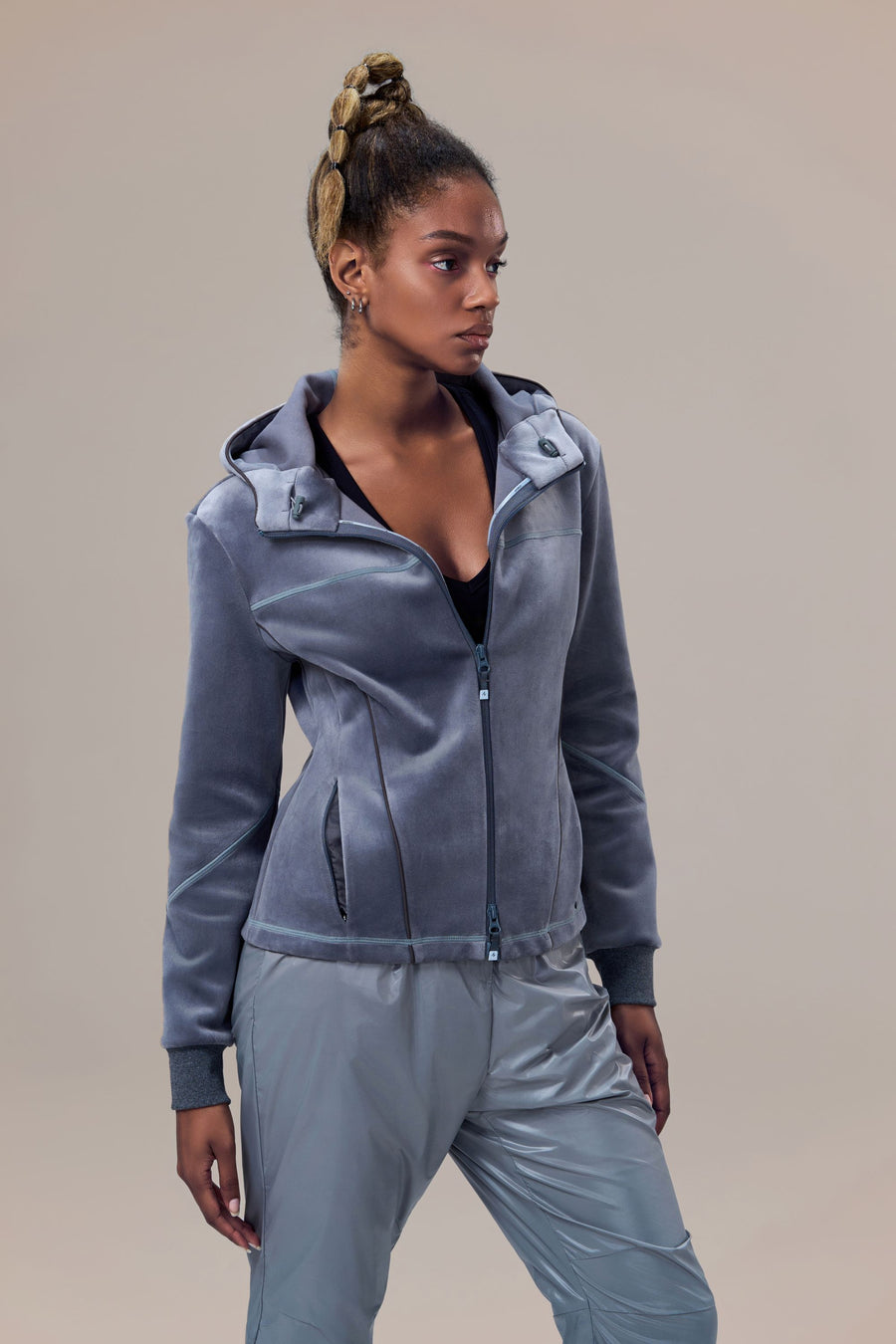 Serene Ultra-Soft Recycled Polyester Fleece and Organic Cotton Jacket