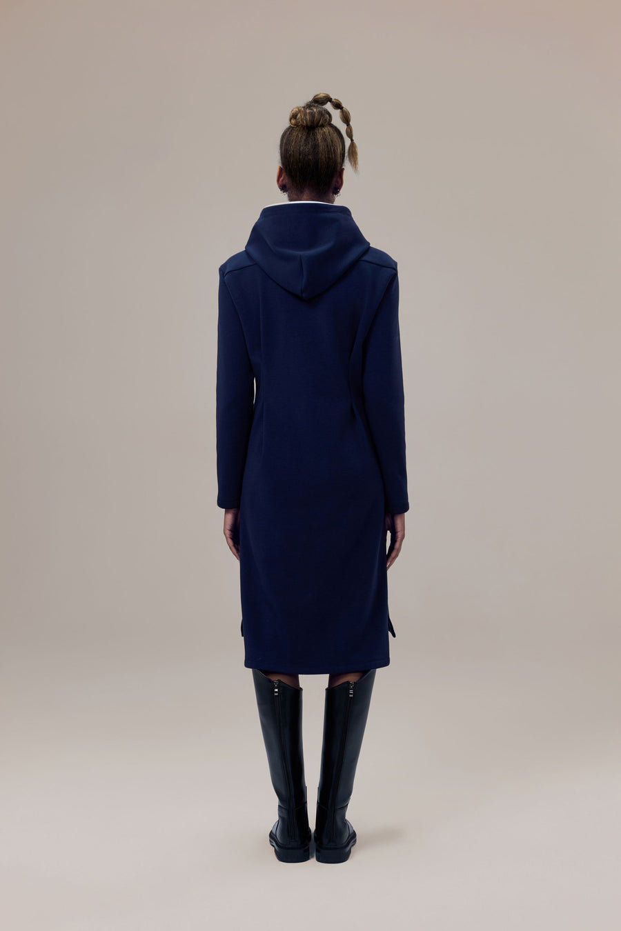 Sleet Ultra-Soft Recycled Polyester and Organic Cotton Hooded Dress