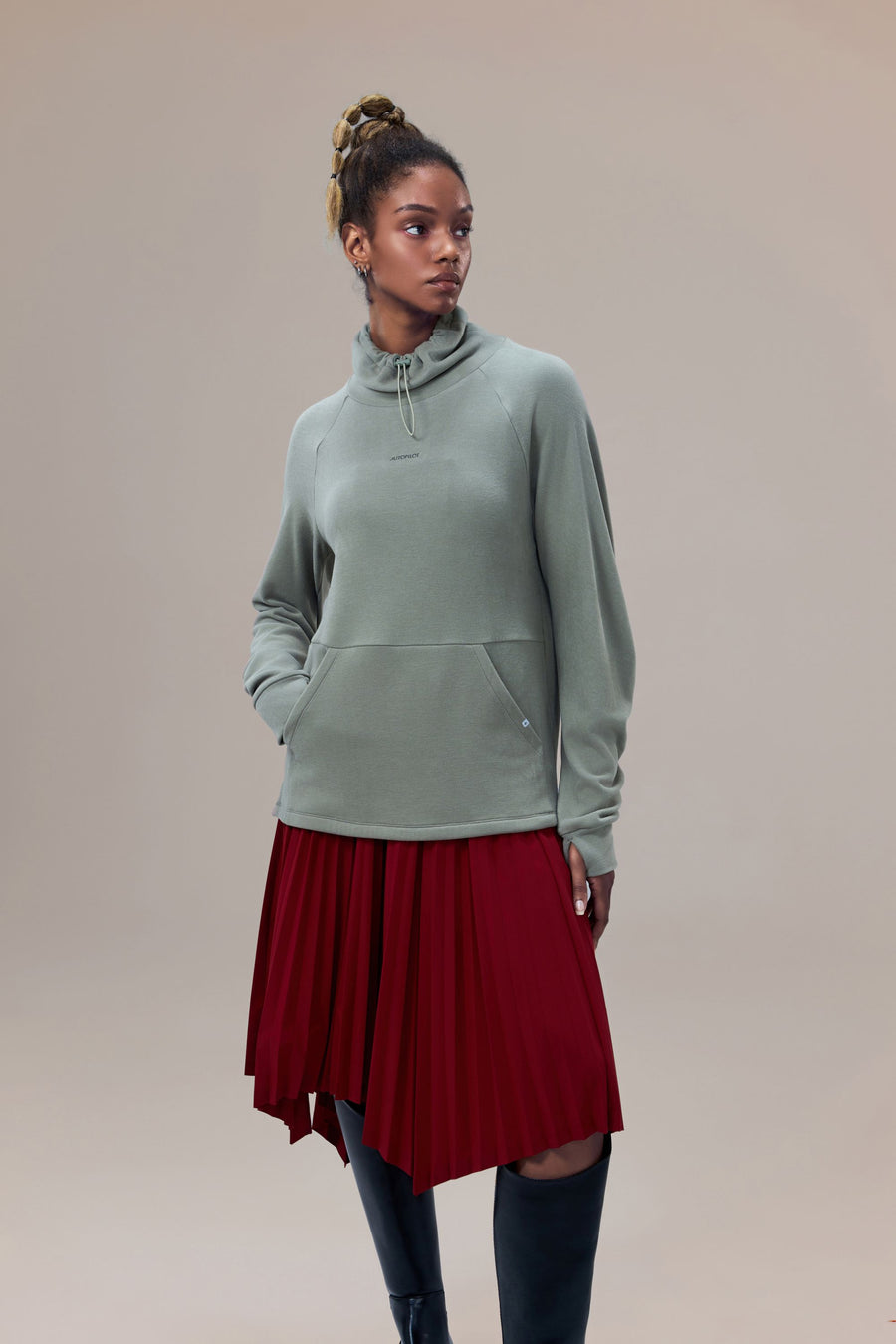 Solstice Ultra-Warm Oversized Sweater with Adjustable Collar