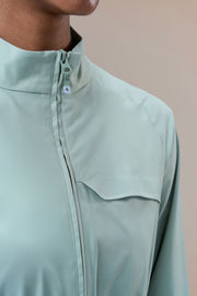Mercer Water-Repellent and Crease-Free 2-in-1 Coat with Pleated Skirt