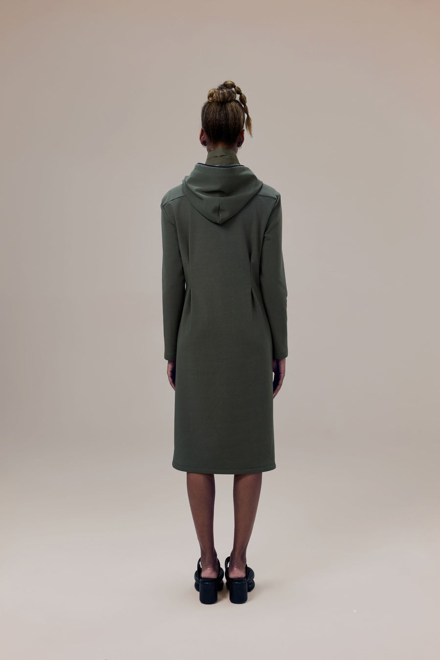 Sleet Ultra-Soft Recycled Polyester and Organic Cotton Hooded Dress