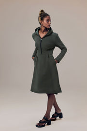 Sleet Ultra-Soft Recycled Polyester and Organic Cotton Hooded Dress