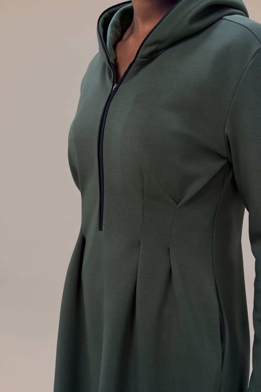 Sleet Ultra-Soft Recycled Polyester and Organic Cotton Hooded Dress