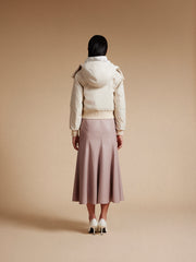Leia Vegan Leather Bomber Jacket