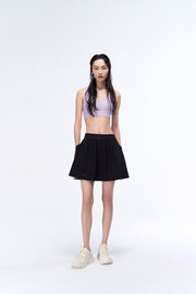 Enhance Square-Neck Long-Line Bra