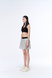 Enhance Square-Neck Long-Line Bra