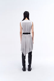 Ace Sleeveless Pleated Dress
